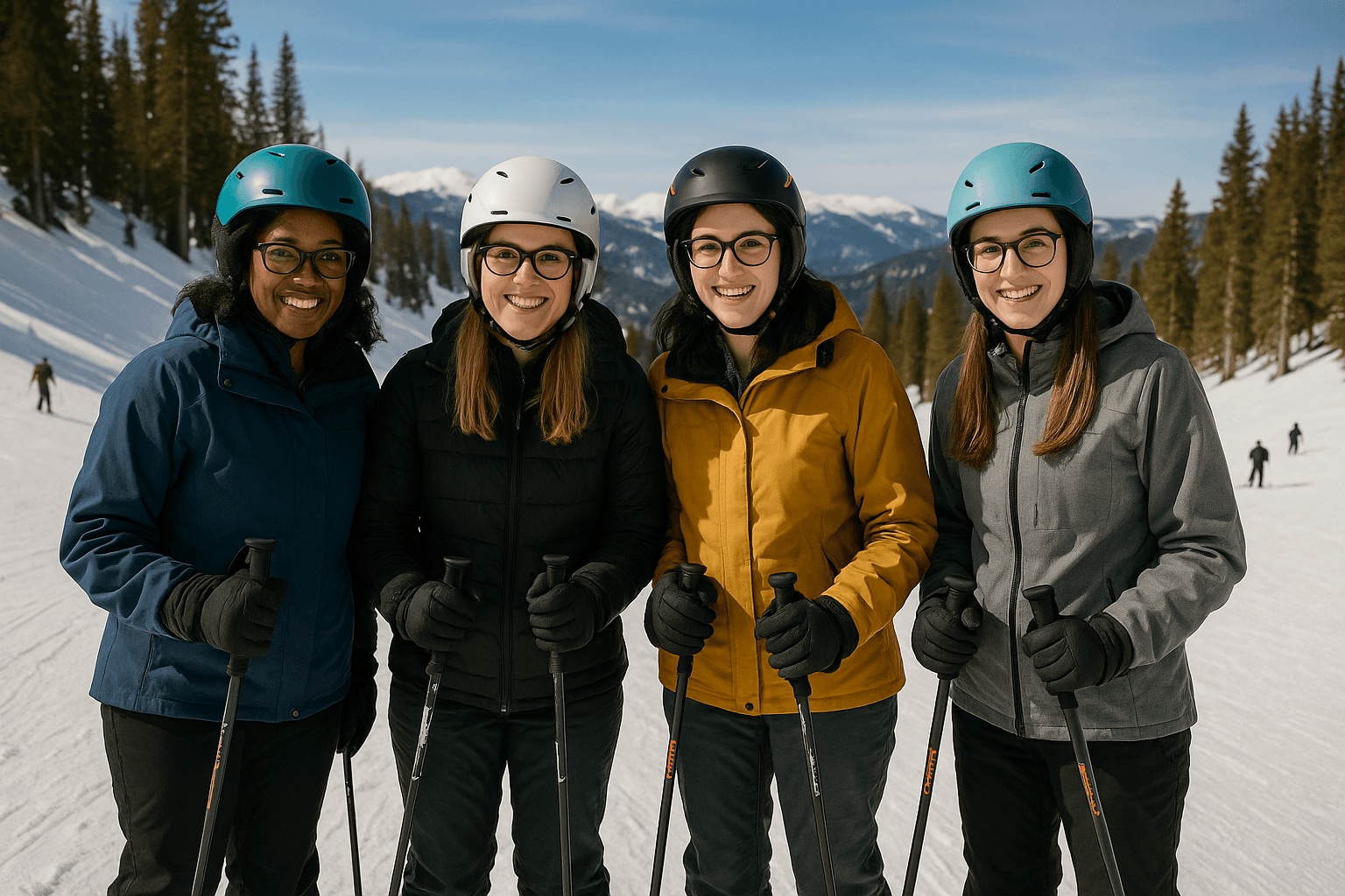 Santa Fe Women Skiing